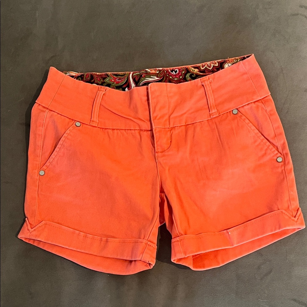 Vibrant Coral Women's Shorts
